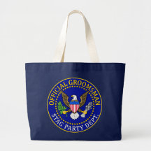 Official Groomsman Canvas Bags
