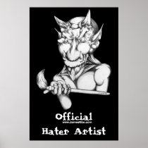 Official Hater Artist Poster