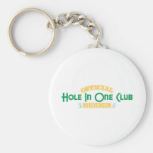 Official Hole In One Club Member Keychain