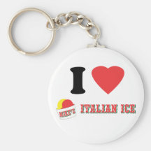 Official "I LOVE MIKE'S ITALIAN ICE" Brand Key Chains
