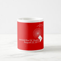 Official "I Survived the DC Quake" Coffee Mug