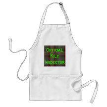 "Official Kilt Inspector" Aprons