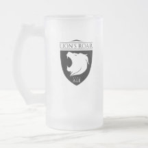 OFFICIAL Lion's Roar Real Ale Glass Coffee Mugs