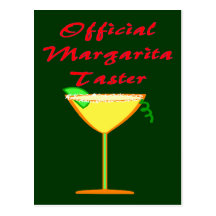 Official Margarita Taster  T-Shirts & Gifts Postcards