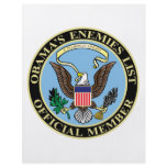 Official Member of Obama’s Enemies List Custom Flyer