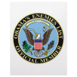 Official Member of Obama’s Enemies List letterhead