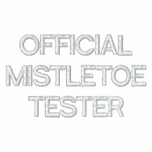 Official Mistletoe Tester Embroidered Hoodie