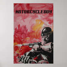 Official Motorcycleboy Logo Poster