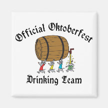 Official Oktoberfest Drinking Team Magnets