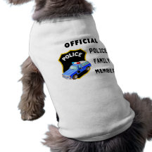 Official Police Family Doggie Tee Shirt