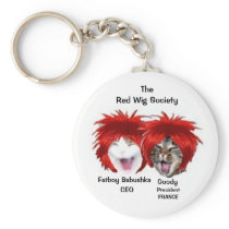 Official Red Wig Society Keychain