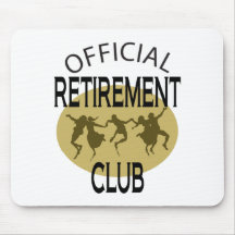 Official Retirement Club Mouse Pads