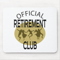 Official Retirement Club Mouse Pads