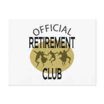Official Retirement Club Post Card