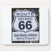 Official Route 66 end sign santa monica Mousepad