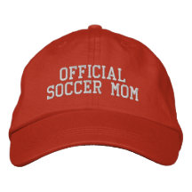 Official Soccer Mom Embroidered Hat