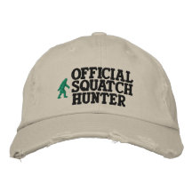 Official squatch hunter baseball cap