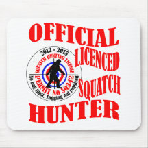 Official squatch hunter mousepads