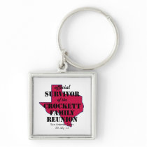 Official Survivor of Texas Family Reunion (red) Keychains
