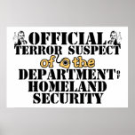 Official Terror Suspect posters