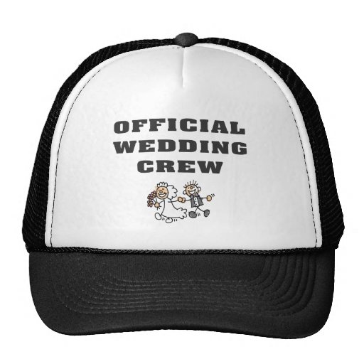 Official Wedding Crew Trucker Hats