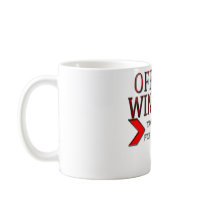 Official WingMan Taking One For The Team Red Coffee Mugs