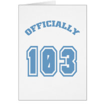 Officially 103 cards