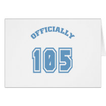 Officially 105 cards