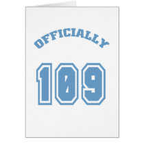 Officially 109 cards