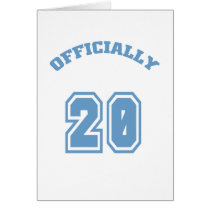 Officially 20 cards