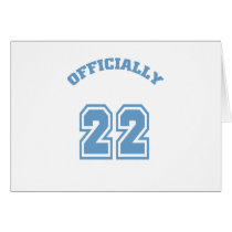 Officially 22 cards