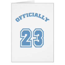 Officially 23 cards