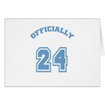 Officially 24 cards