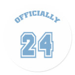 Officially 24 stickers