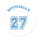 Officially 27 round sticker