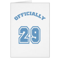 Officially 29 cards