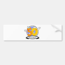 Officially 50 Birthday Banner Bumper Sticker