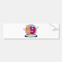 Officially 59 Birthday Banner Bumper Stickers