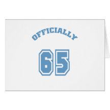 Officially 65 card