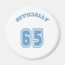 Officially 65 fridge magnets