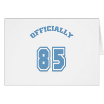 Officially 85 cards