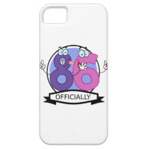 Officially 86 Birthday Banner iPhone 5 Cover