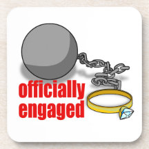 Officially Engaged Coaster