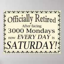 Officially Retired! Poster