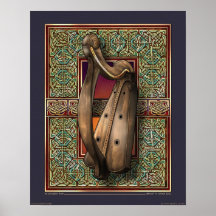 O'ffogerty Harp poster (16x20")