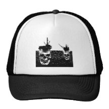 OFFSHORE OIL RIGS MESH HATS