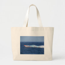 Offshore Powerboat Racer Tote Bags