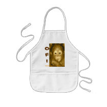 OFI Orangutan Rescue Baby Bib for girl or boy Apron