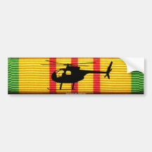 OH-6 Cayuse "Loach" on VSM Ribbon Bumper Sticker