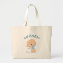 Oh Baby Boy Canvas Bags